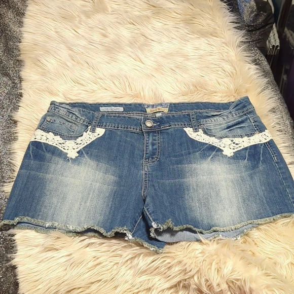 Hot Kiss Pants - Hot Kiss Denim shorts size 20